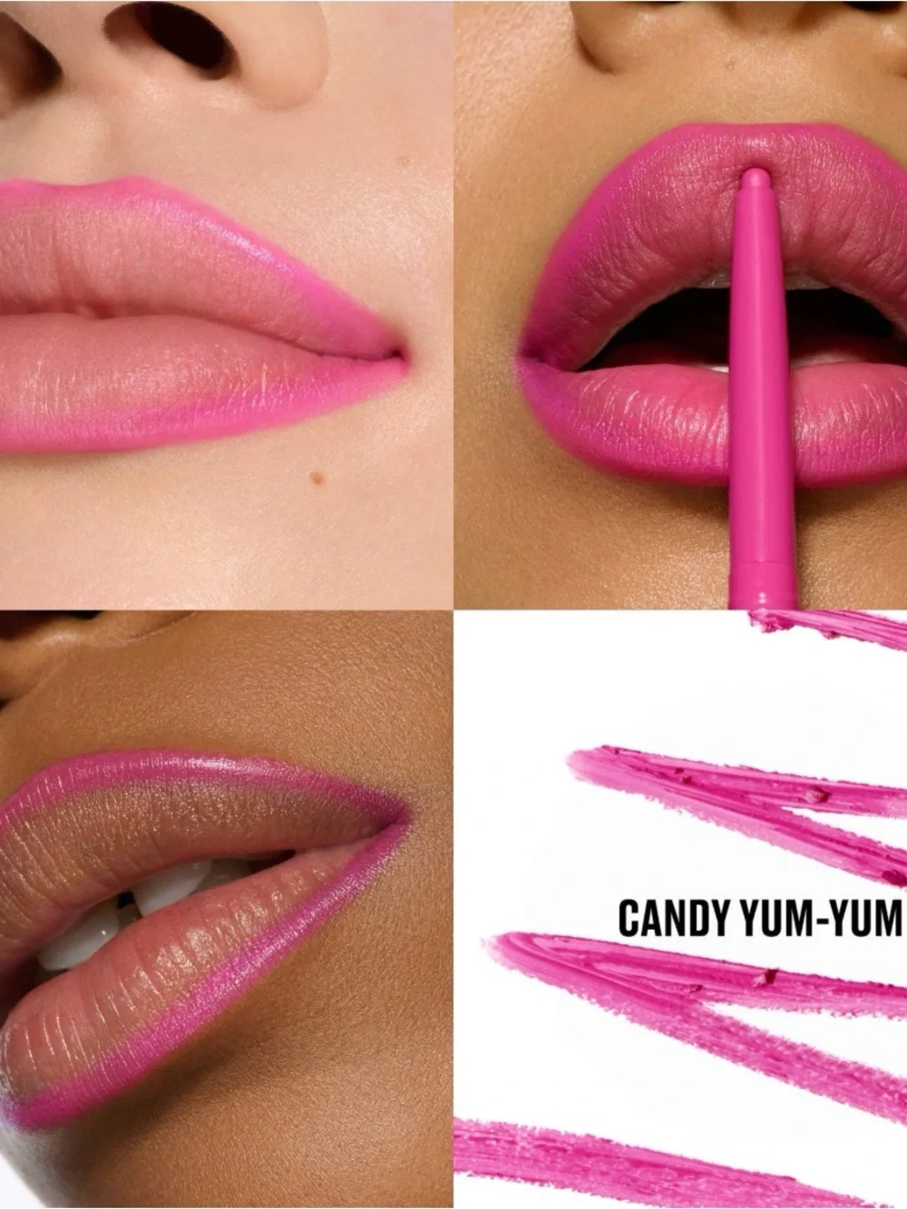 MAC Cosmetics Lipglaze Glossy Liner - Candy Yum-Yum Bright Pink